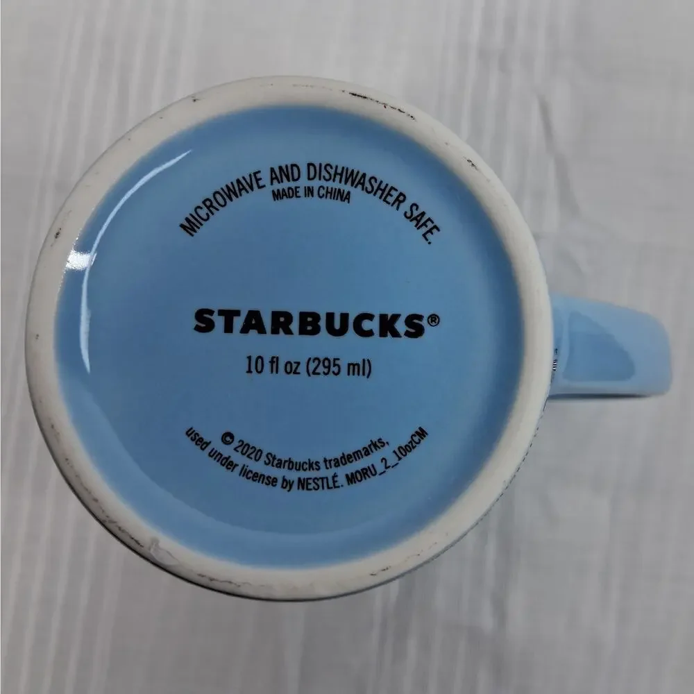Starbucks 2020 Wild Zoo Animals Happy Birthday Blue Coffee Tea Mug Cup